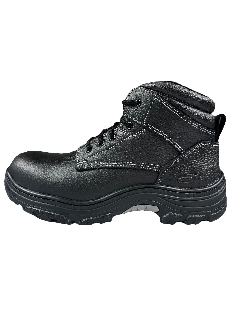 SKECHERS WORK Men's Burgin Congaree Soft Toe EH Work Boot Size 11 Black New